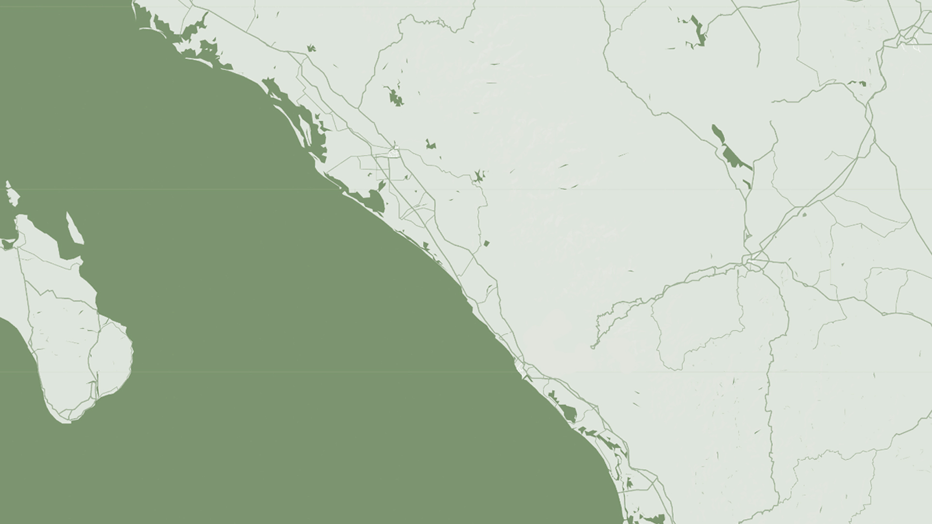 Mapa ilustrado de Sierra Escondida